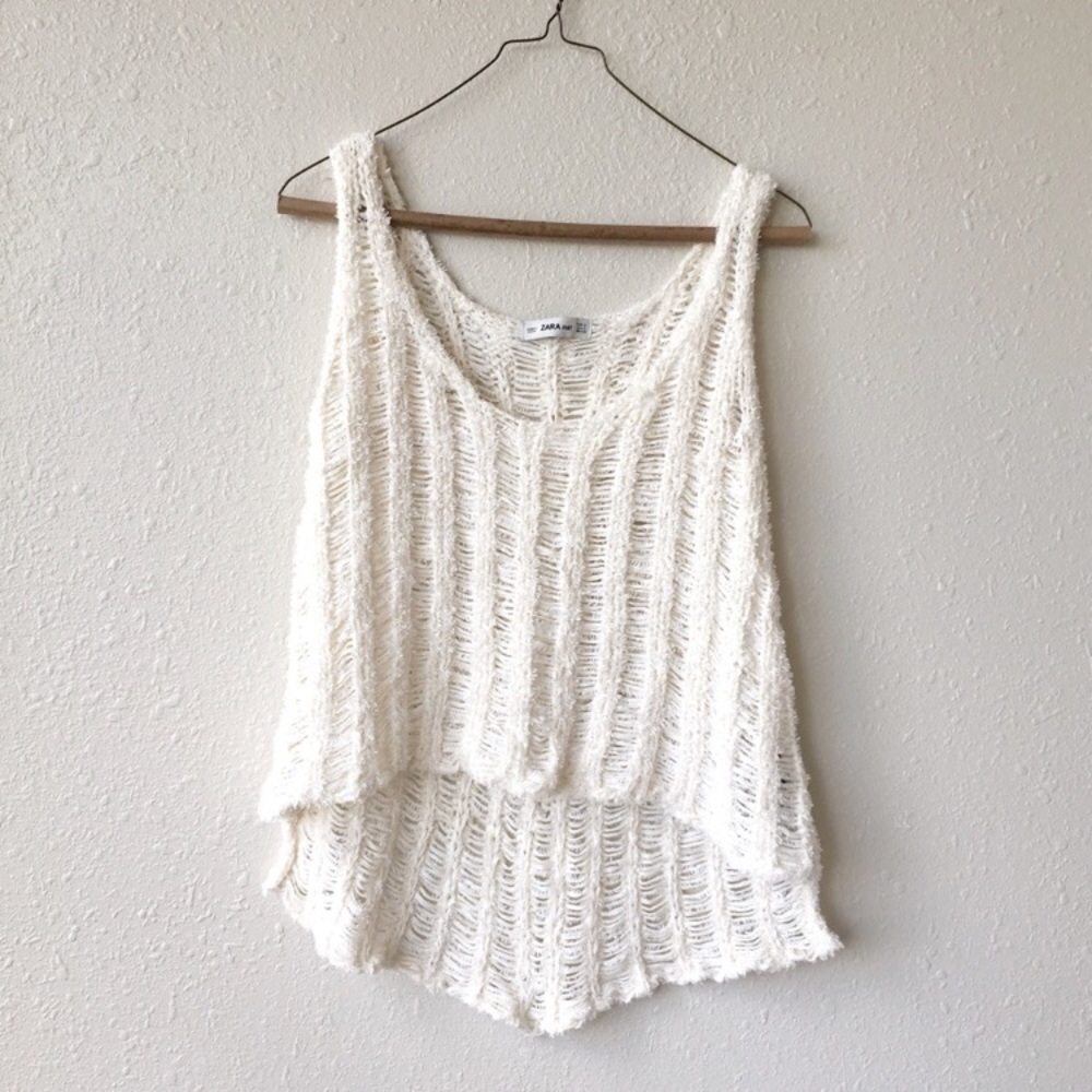 Zara ribbed knit tank